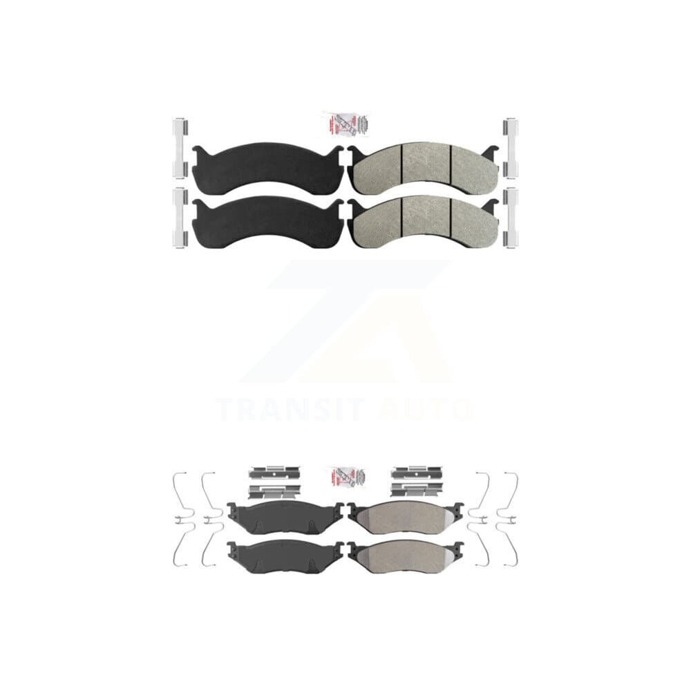 AmeriBRAKES - KNF-101566 - Front and Rear Disc Brake Pad Kits image 1