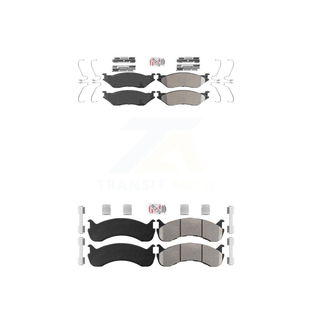 AmeriBRAKES - KNF-101570 - Front and Rear Disc Brake Pad Kits image 1