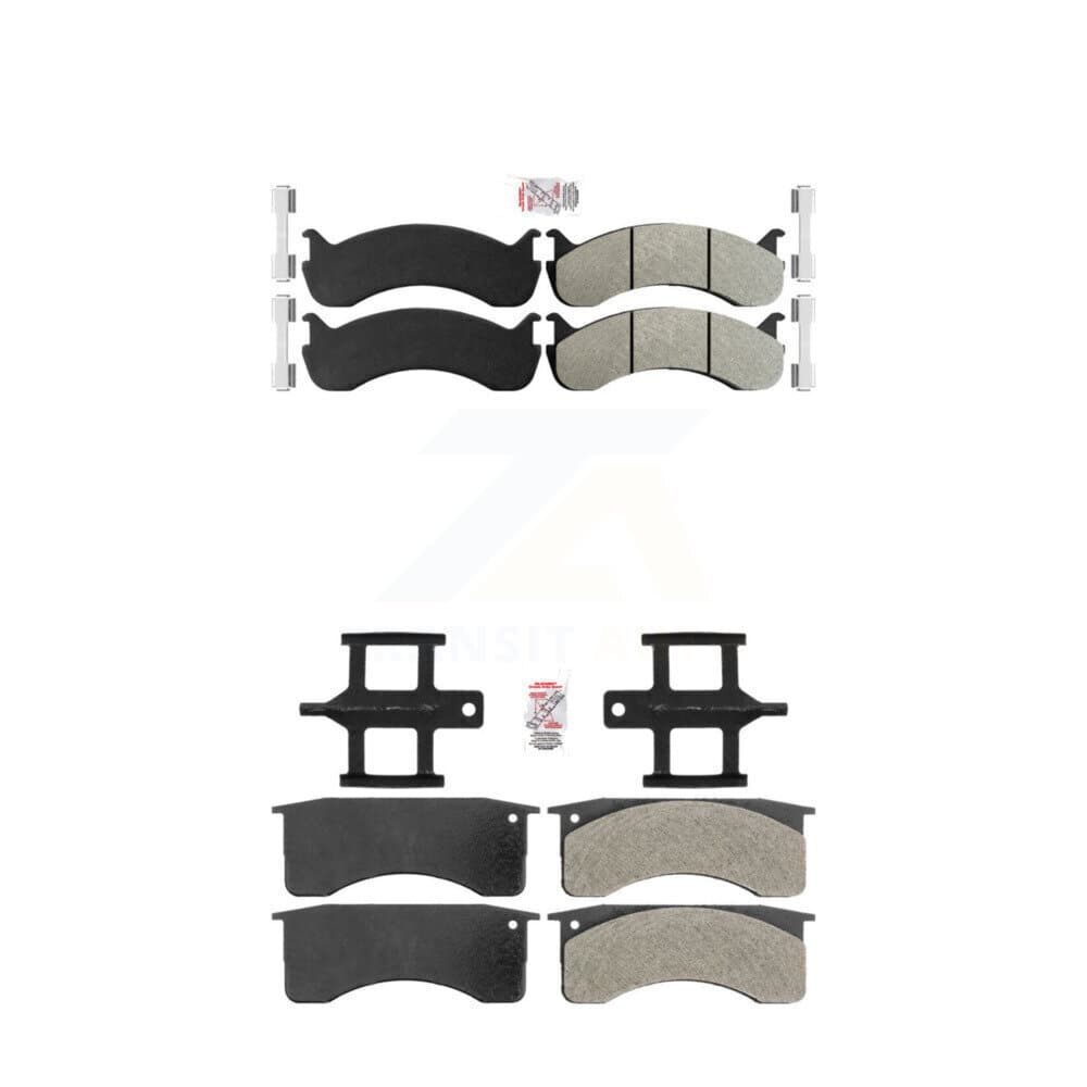 AmeriBRAKES - KNF-101574 - Front and Rear Disc Brake Pad Kits image 1