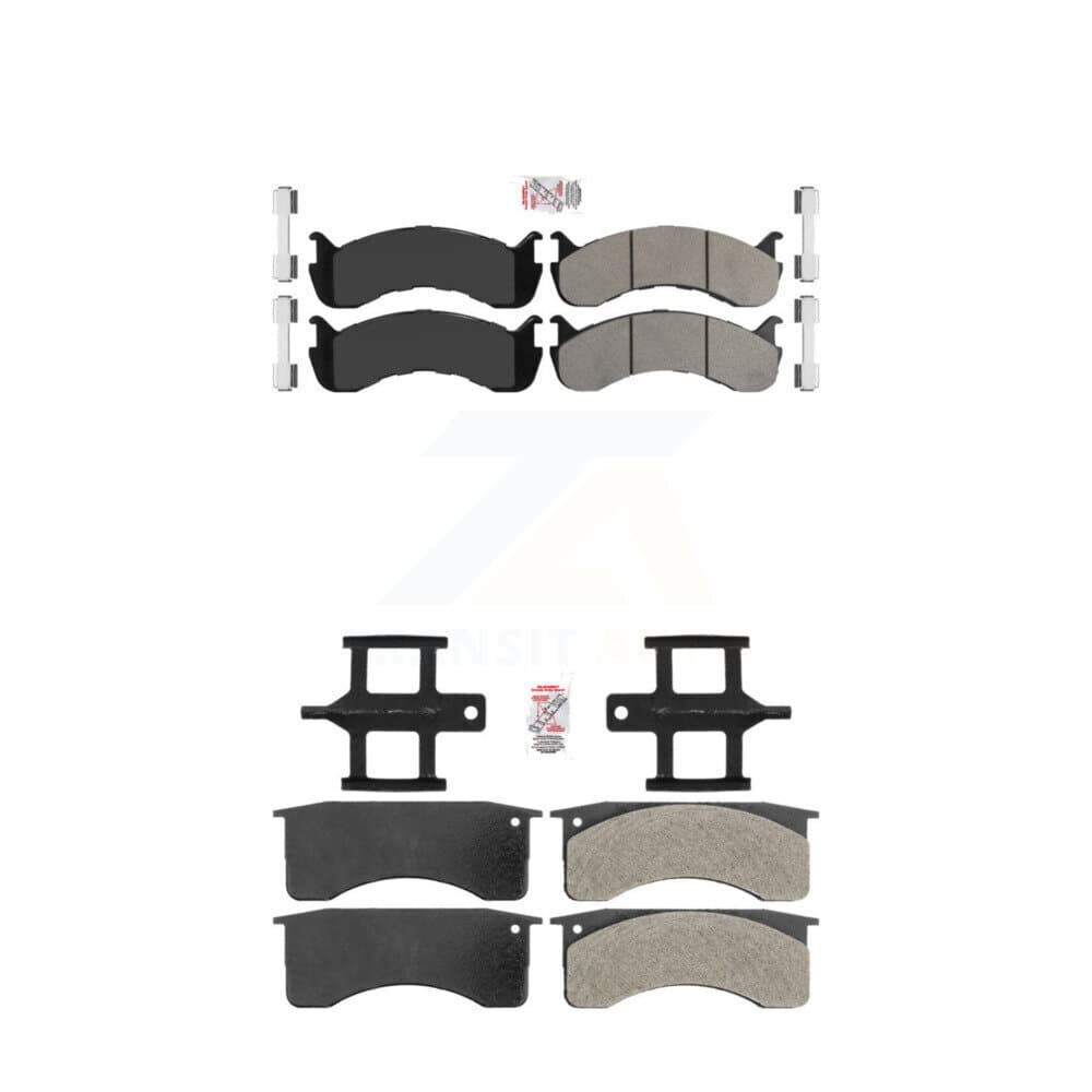 AmeriBRAKES - KNF-101576 - Front and Rear Disc Brake Pad Kits image 1