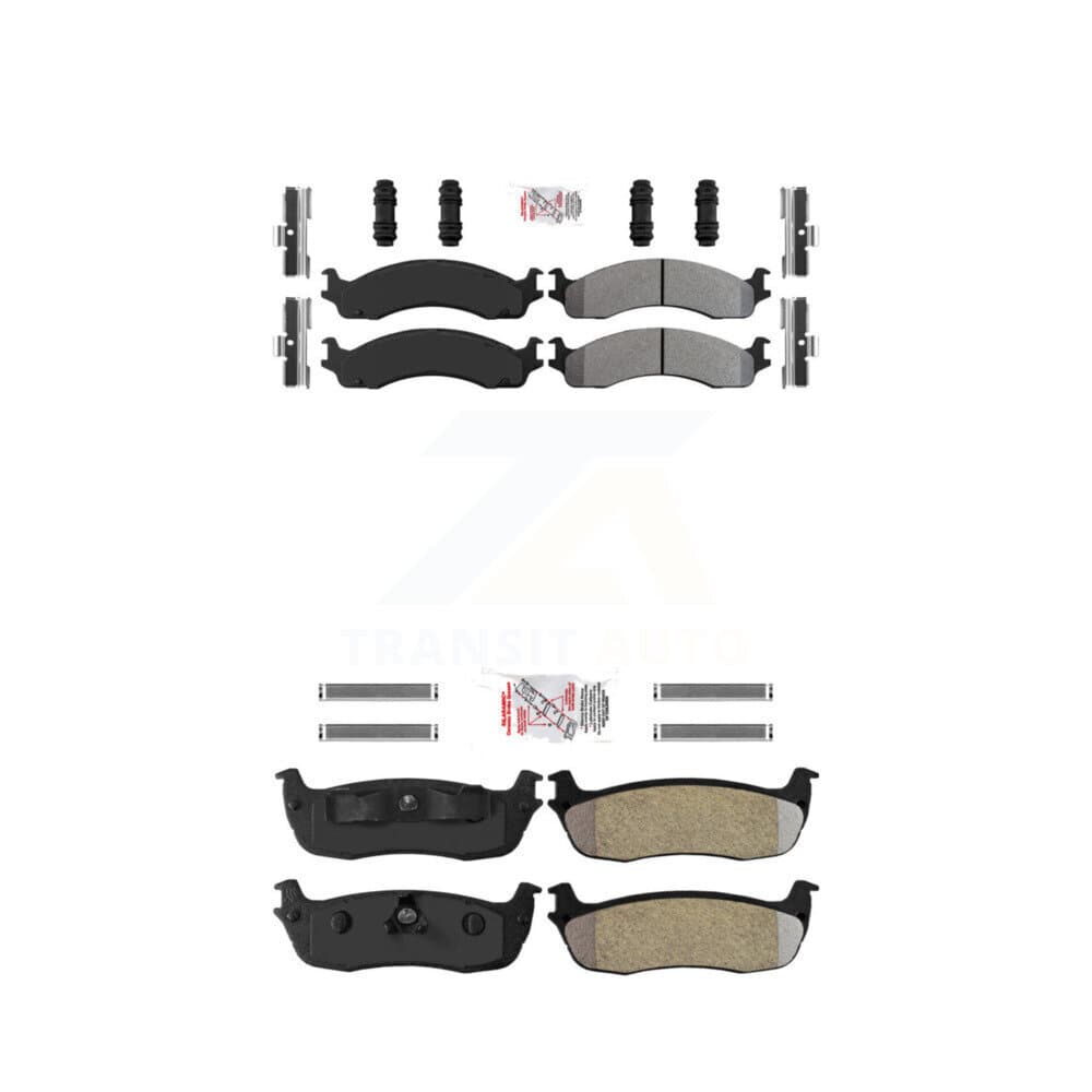 AmeriBRAKES - KNF-101606 - Front and Rear Disc Brake Pad Kits image 1