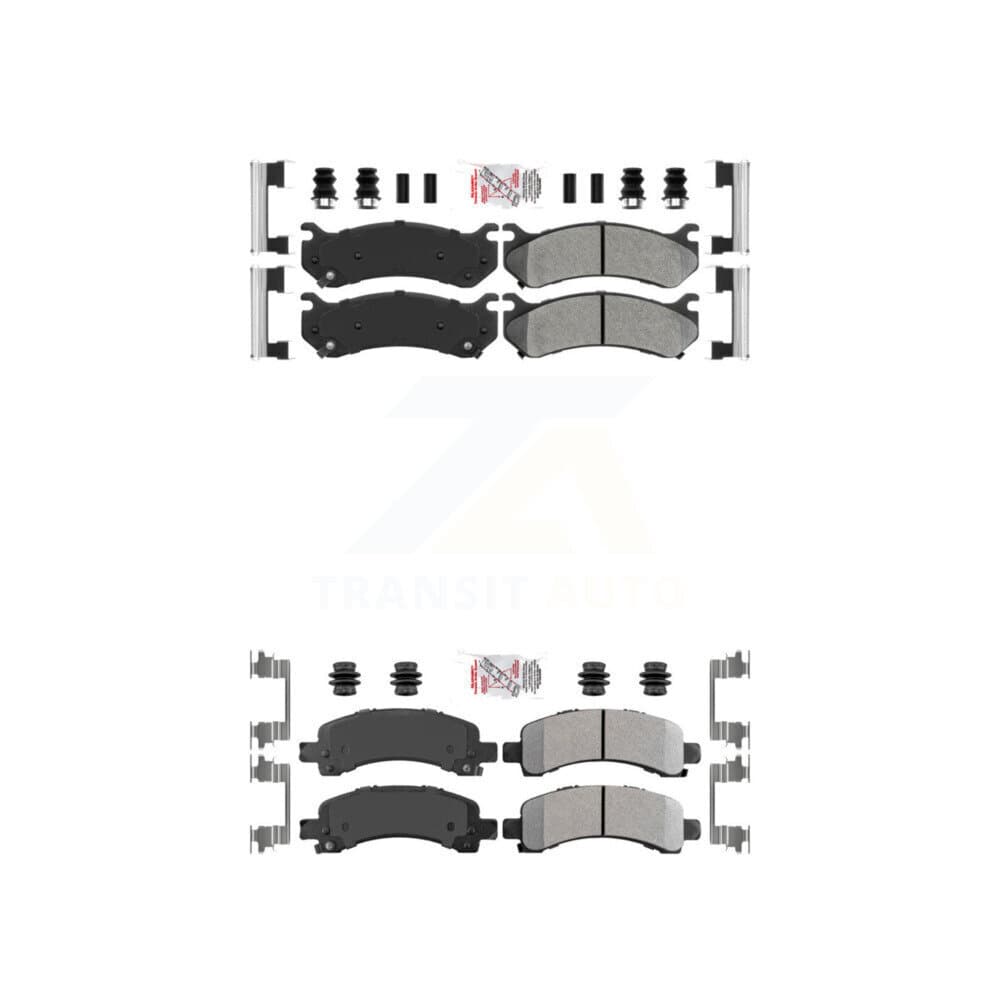 AmeriBRAKES - KNF-101629 - Front and Rear Disc Brake Pad Kits image 1