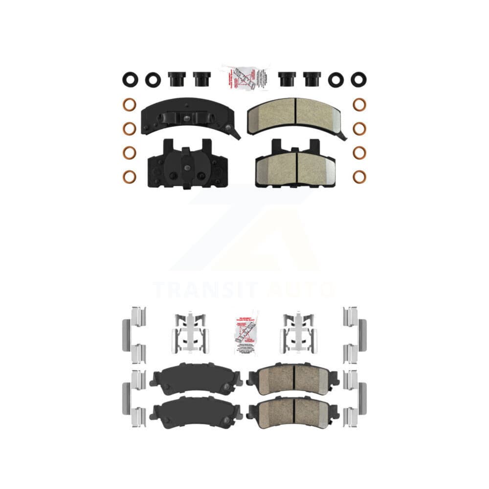 AmeriBRAKES - KNF-101631 - Front and Rear Disc Brake Pad Kits image 1