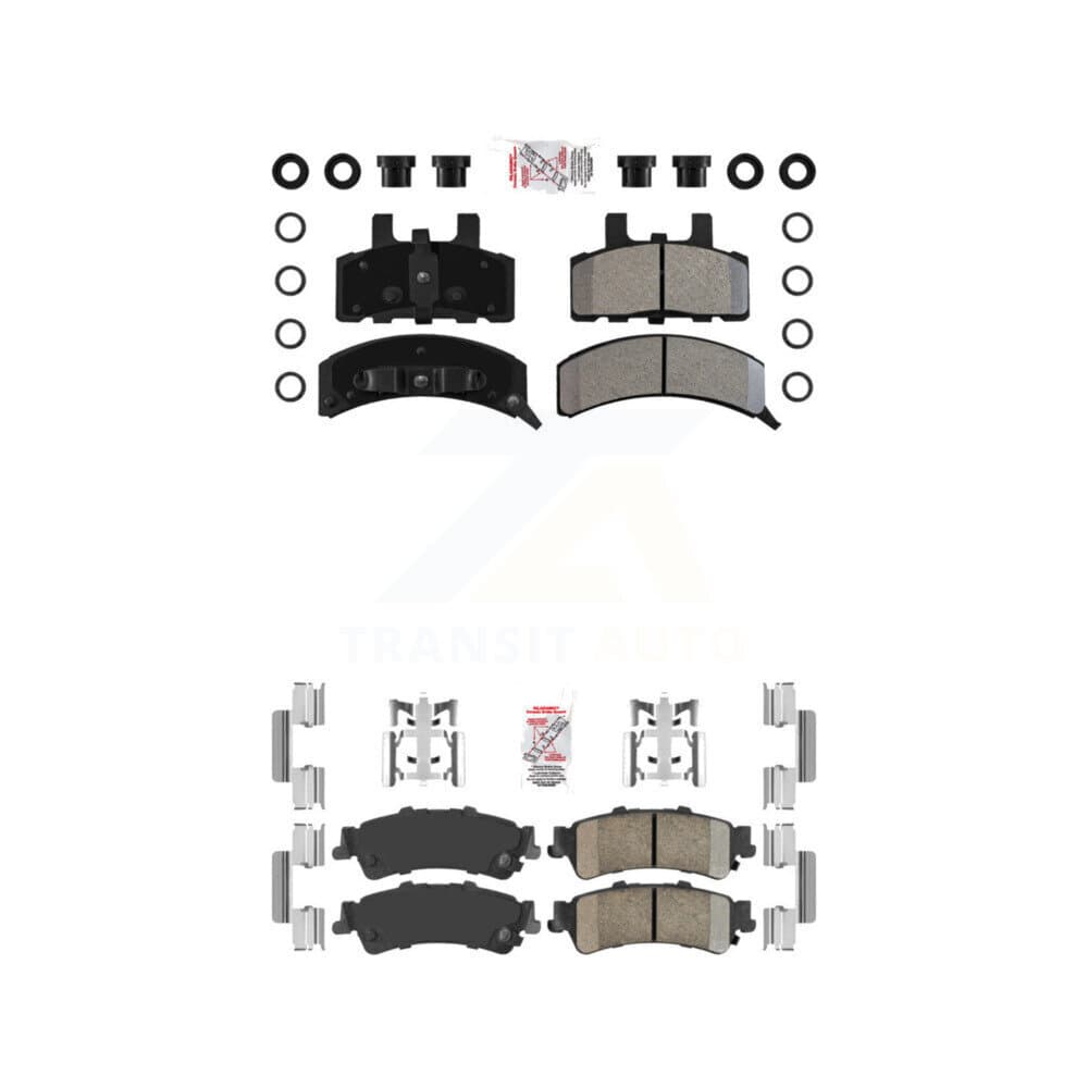 AmeriBRAKES - KNF-101634 - Front and Rear Disc Brake Pad Kits image 1