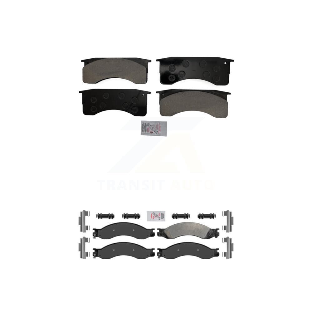 AmeriBRAKES - KNF-101637 - Front and Rear Disc Brake Pad Kits image 1