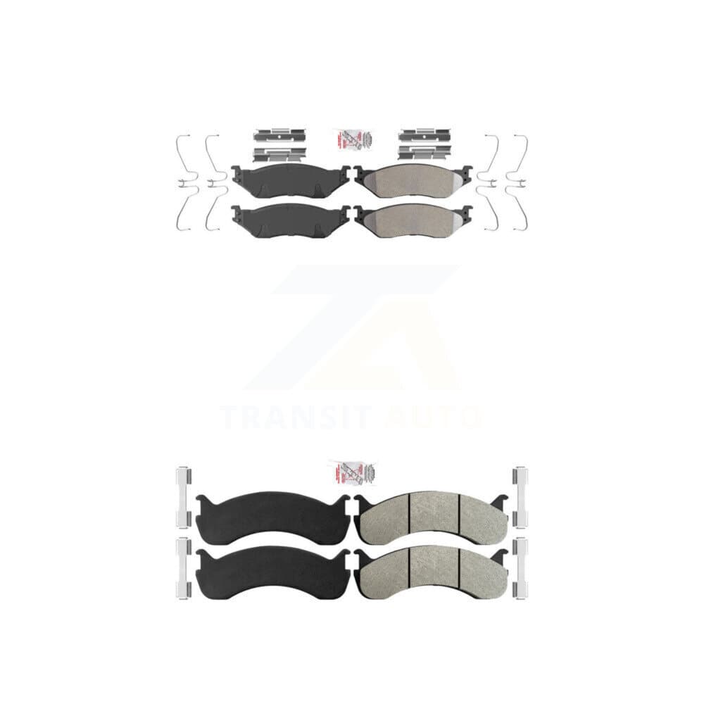 AmeriBRAKES - KNF-101652 - Front and Rear Disc Brake Pad Kits image 1