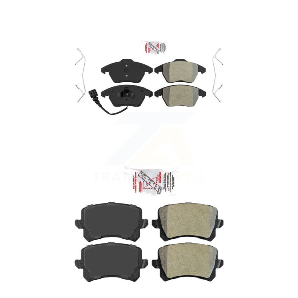 AmeriBRAKES - KNF-101658 - Front and Rear Disc Brake Pad Kits image 1