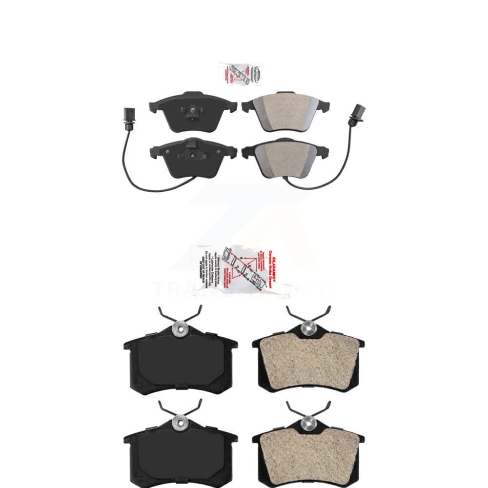 AmeriBRAKES - KNF-101690 - Front and Rear Disc Brake Pad Kits image 1