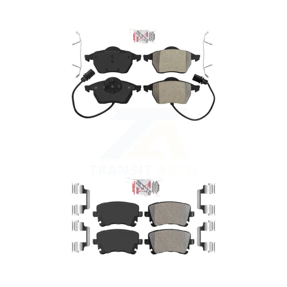 AmeriBRAKES - KNF-101692 - Front and Rear Disc Brake Pad Kits image 1