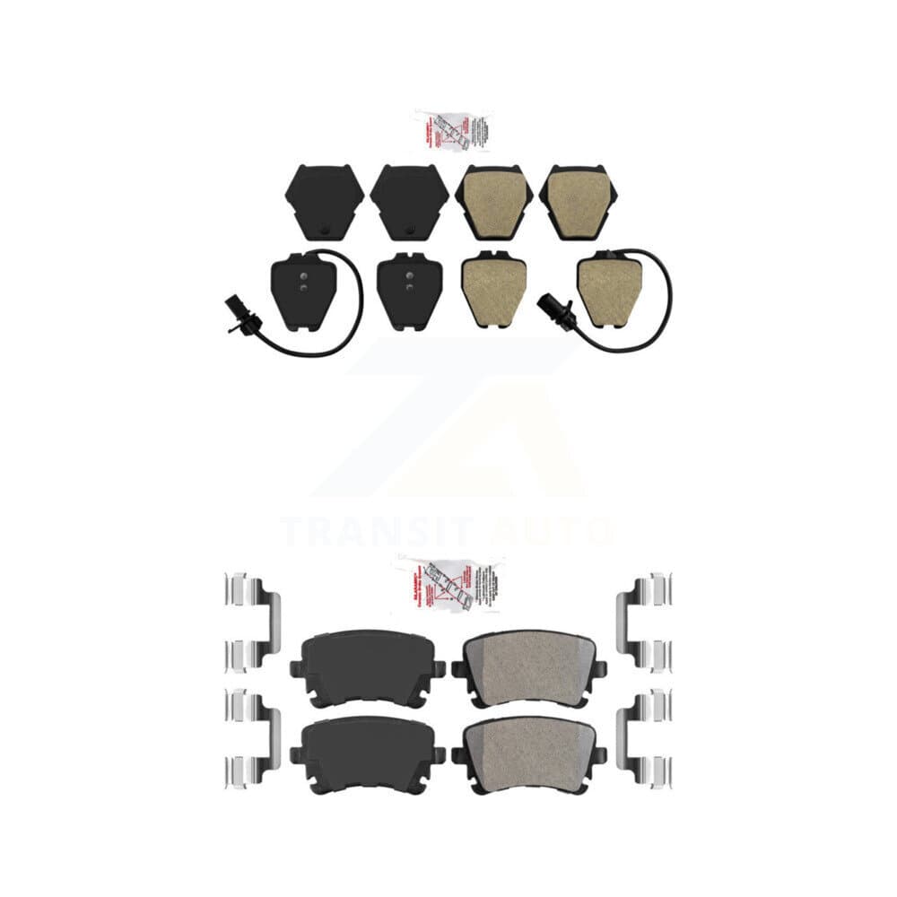 AmeriBRAKES - KNF-101693 - Front and Rear Disc Brake Pad Kits image 1