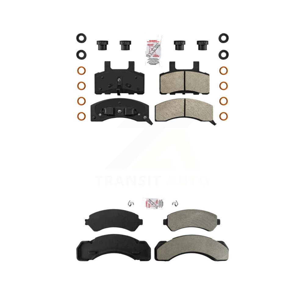 AmeriBRAKES - KNF-101705 - Front and Rear Disc Brake Pad Kits image 1