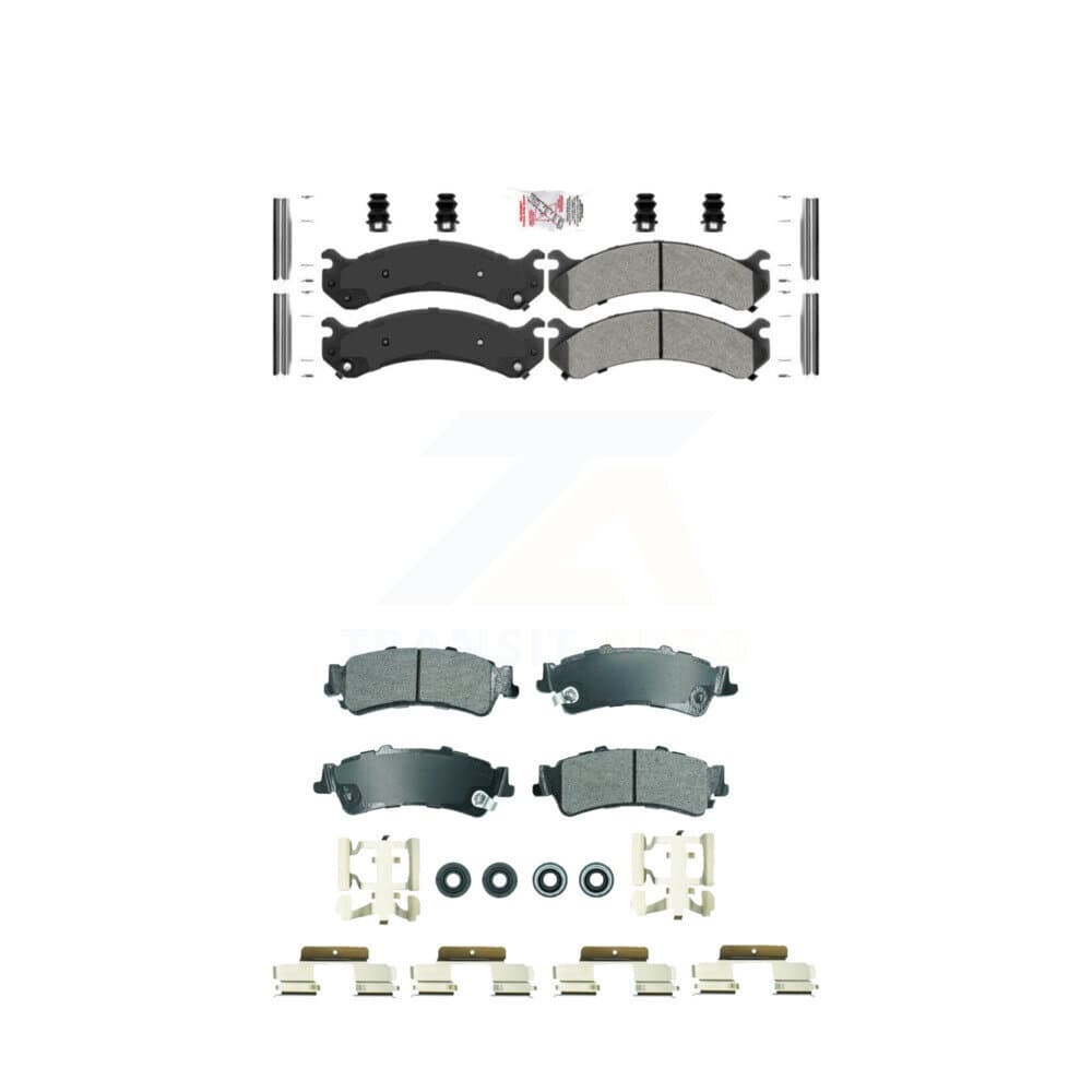 AmeriBRAKES - KNF-101818 - Front and Rear Disc Brake Pad Kits image 1
