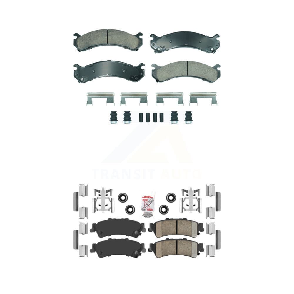 AmeriBRAKES - KNF-101822 - Front and Rear Disc Brake Pad Kits image 1