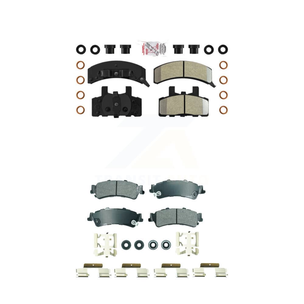 AmeriBRAKES - KNF-101844 - Front and Rear Disc Brake Pad Kits image 1
