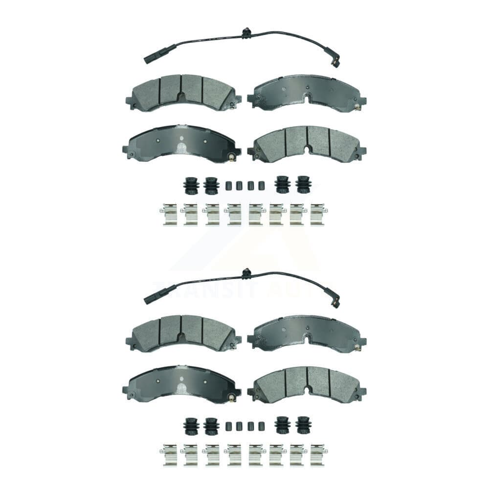 AmeriBRAKES - KNF-101851 - Front and Rear Disc Brake Pad Kits image 1
