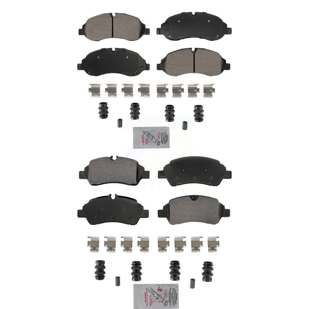 AmeriBRAKES - KNF-101872 - Front and Rear Disc Brake Pad Kits image 1