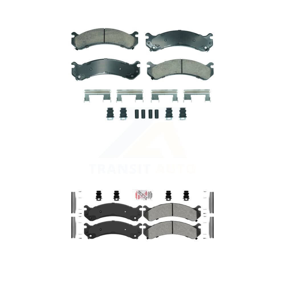 AmeriBRAKES - KNF-101892 - Front and Rear Disc Brake Pad Kits image 1