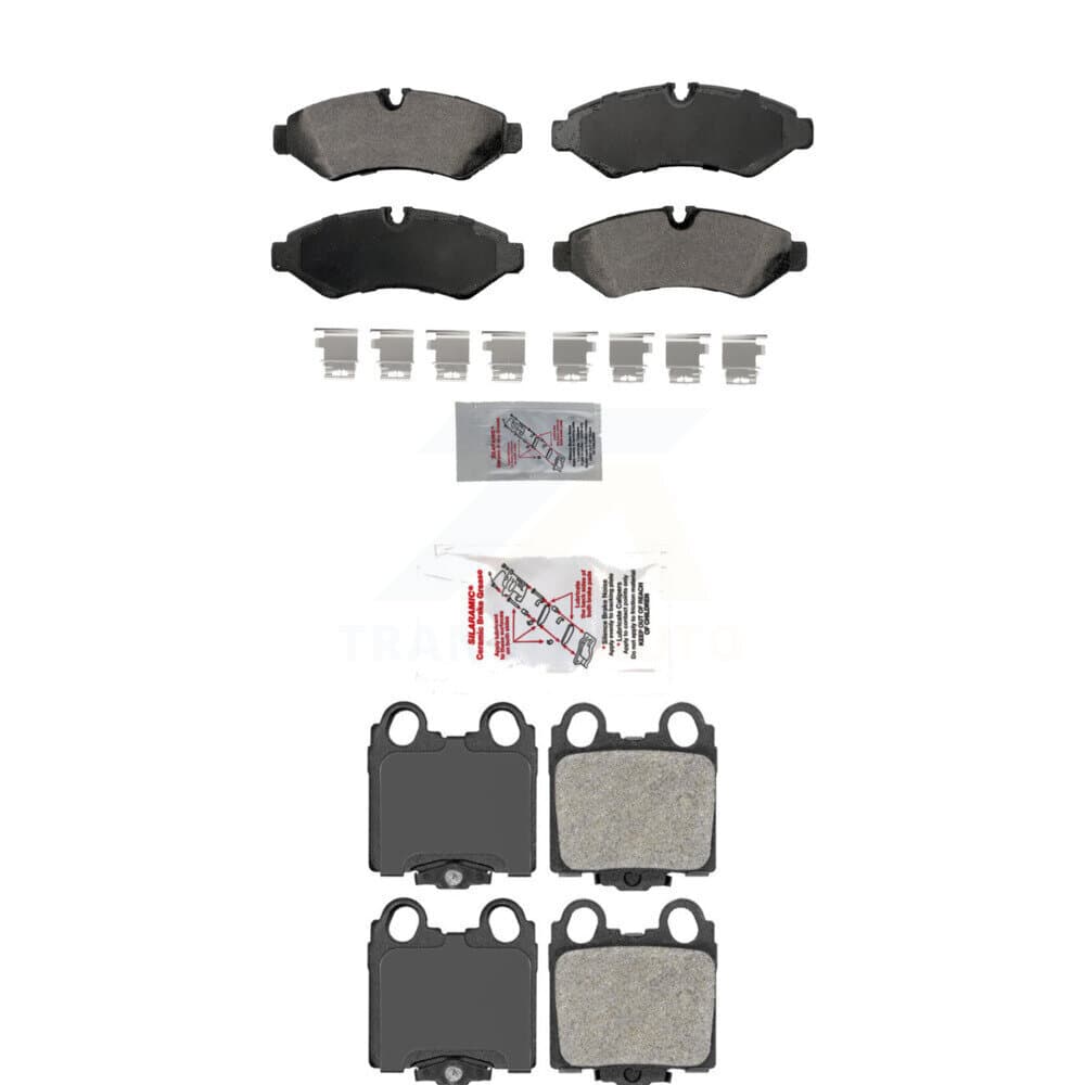 AmeriBRAKES - KNF-101914 - Front and Rear Disc Brake Pad Kits image 1
