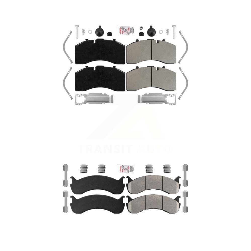 AmeriBRAKES - KNF-101931 - Front and Rear Disc Brake Pad Kits image 1