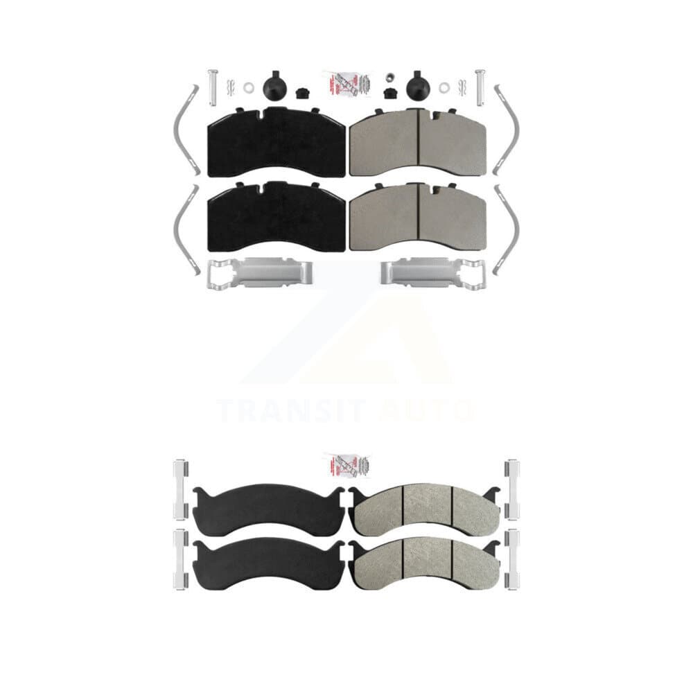 AmeriBRAKES - KNF-101934 - Front and Rear Disc Brake Pad Kits image 1