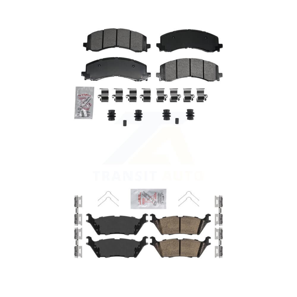 AmeriBRAKES - KNF-101969 - Front and Rear Disc Brake Pad Kits image 1