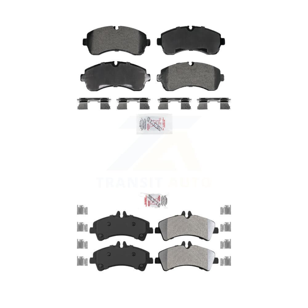 AmeriBRAKES - KNF-101978 - Front and Rear Disc Brake Pad Kits image 1