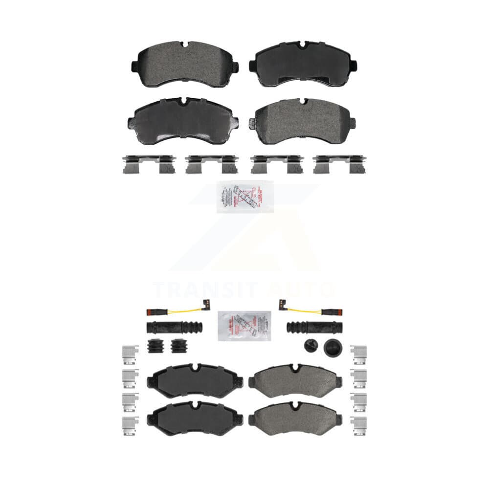 AmeriBRAKES - KNF-101980 - Front and Rear Disc Brake Pad Kits image 1