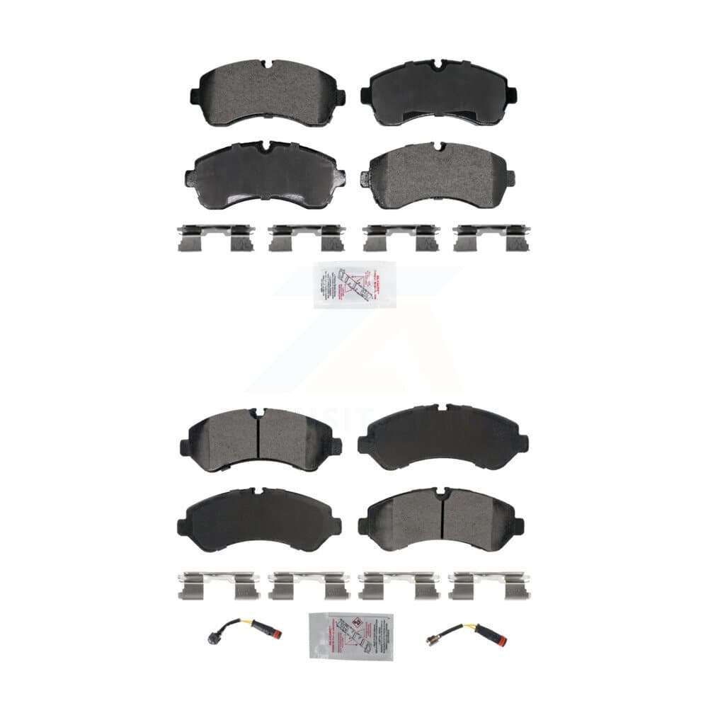 AmeriBRAKES - KNF-101981 - Front and Rear Disc Brake Pad Kits image 1