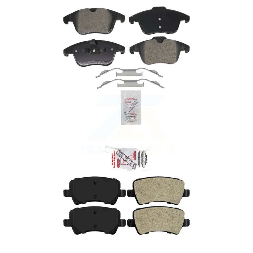 AmeriBRAKES - KNF-101983 - Front and Rear Disc Brake Pad Kits image 1