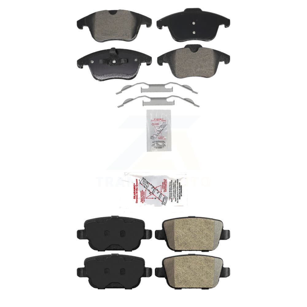 AmeriBRAKES - KNF-101987 - Front and Rear Disc Brake Pad Kits image 1