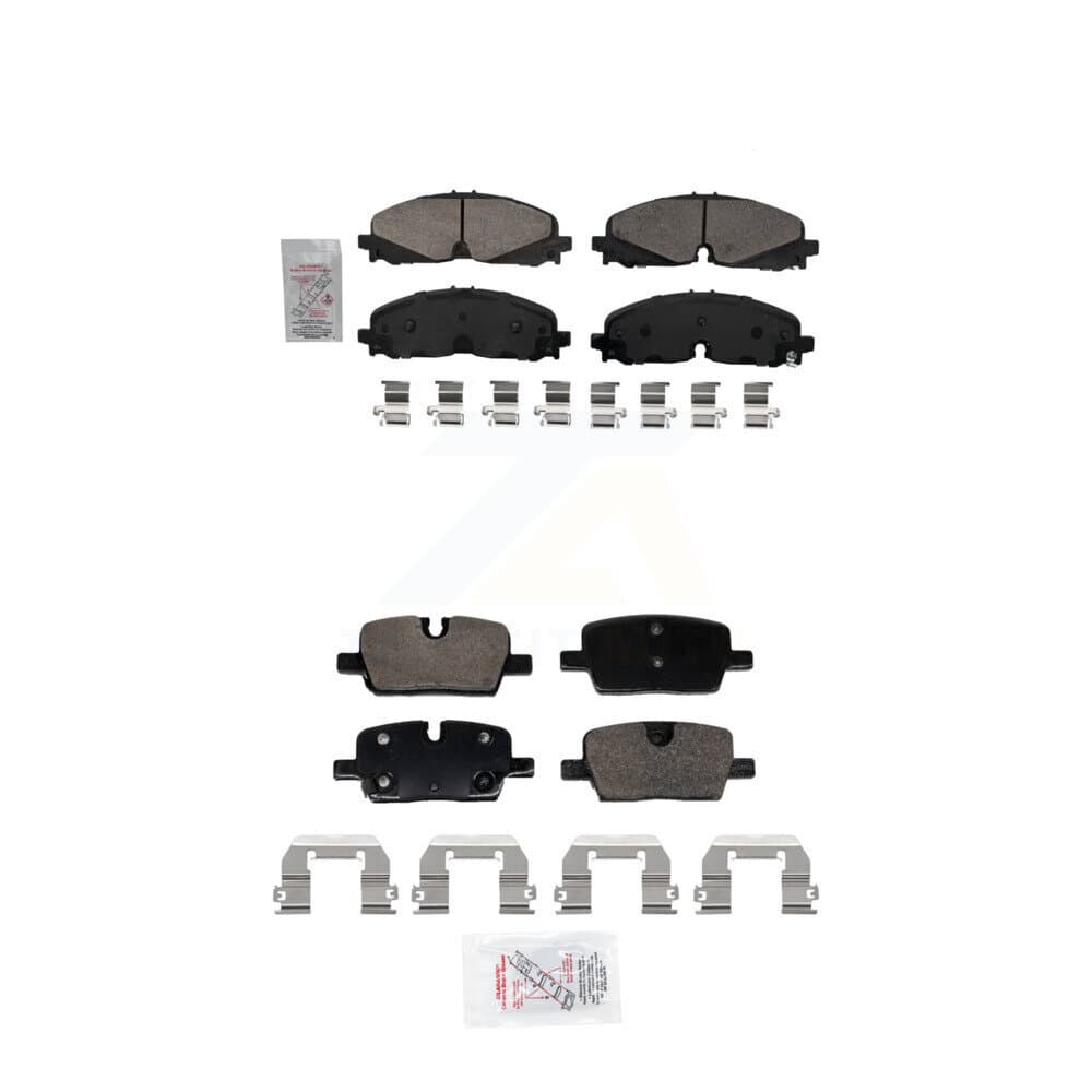 AmeriBRAKES - KNF-101998 - Front and Rear Disc Brake Pad Kits image 1
