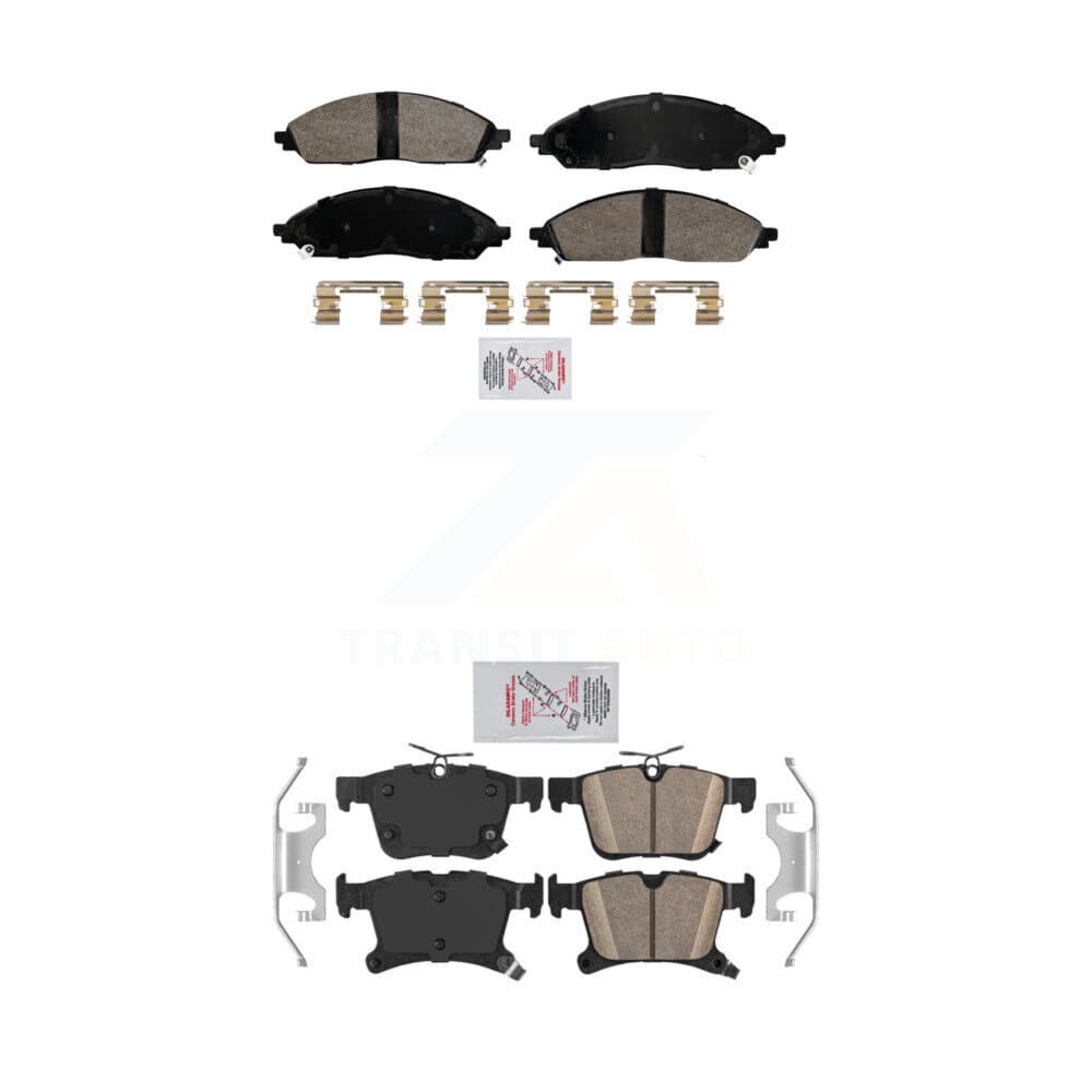AmeriBRAKES - KNF-101999 - Front and Rear Disc Brake Pad Kits image 1