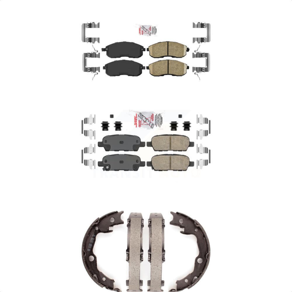 Transit Auto - KNN-100298 - Front and Rear Disc Brake Pad Kits image 1