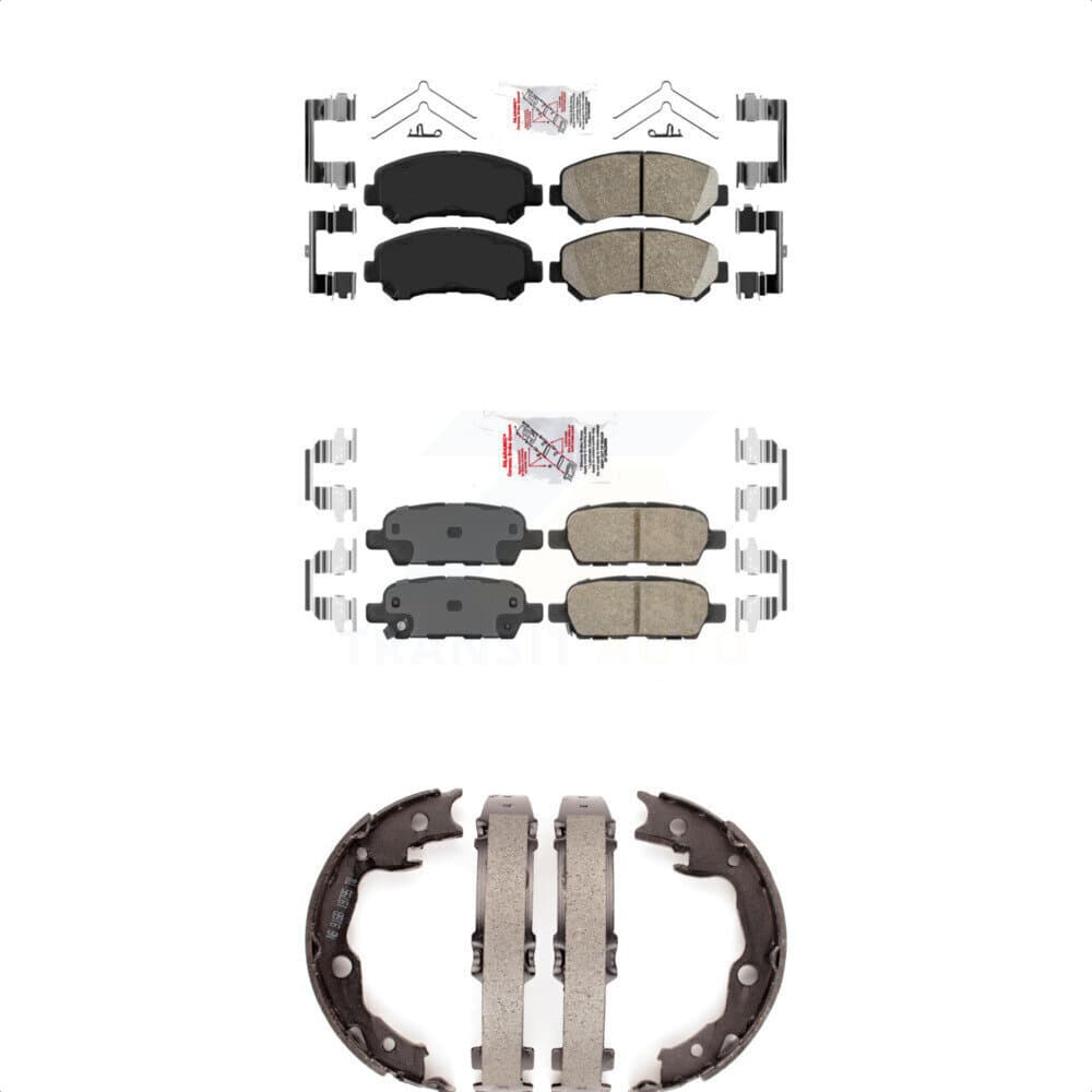 Transit Auto - KNN-100305 - Front and Rear Disc Brake Pad Kits image 1