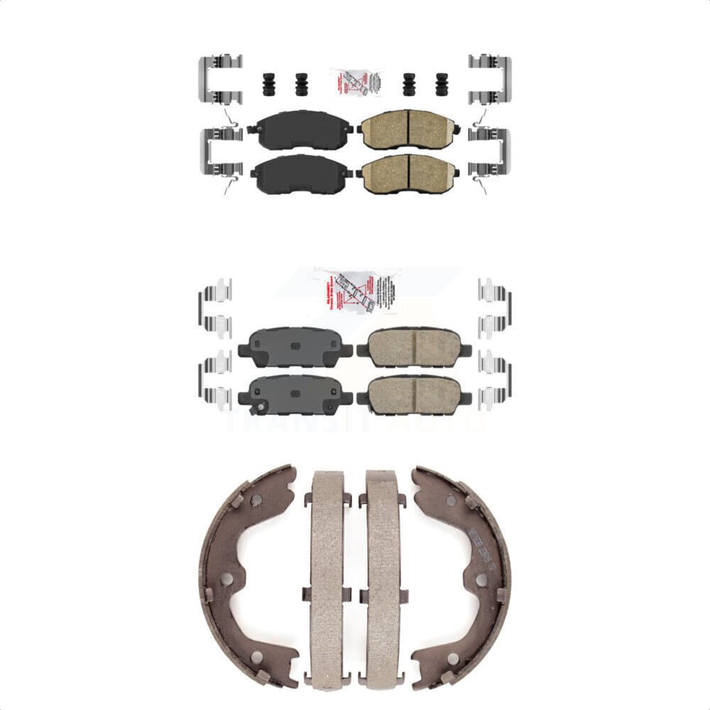 Transit Auto - KNN-100316 - Front and Rear Disc Brake Pad Kits image 1