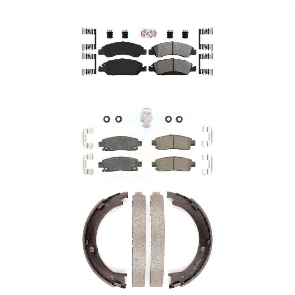 Transit Auto - KNN-100347 - Front and Rear Disc Brake Pad Kits image 1