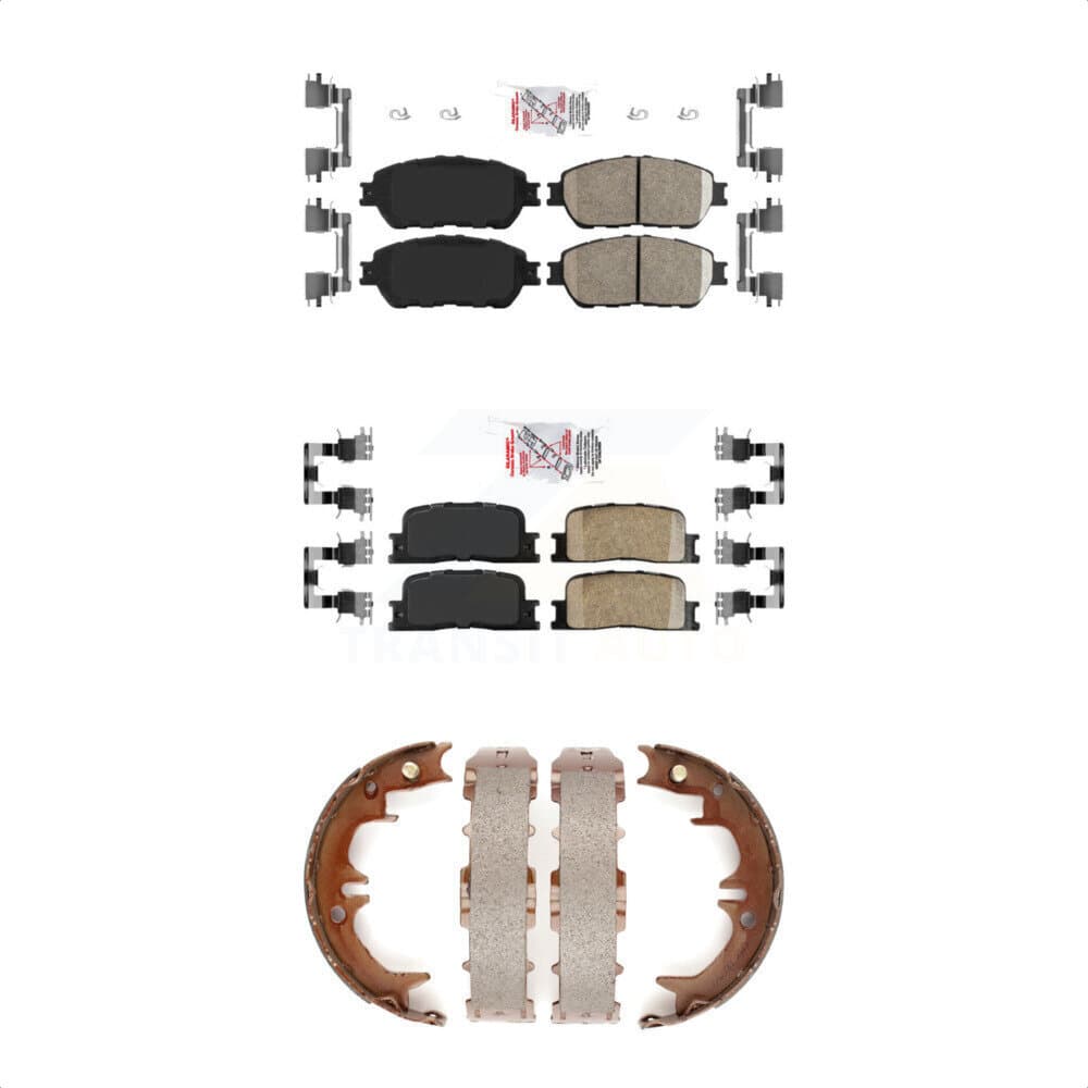 Transit Auto - KNN-100363 - Front and Rear Disc Brake Pad Kits image 1