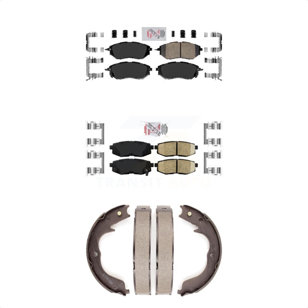 Transit Auto - KNN-100372 - Front and Rear Disc Brake Pad Kits image 1
