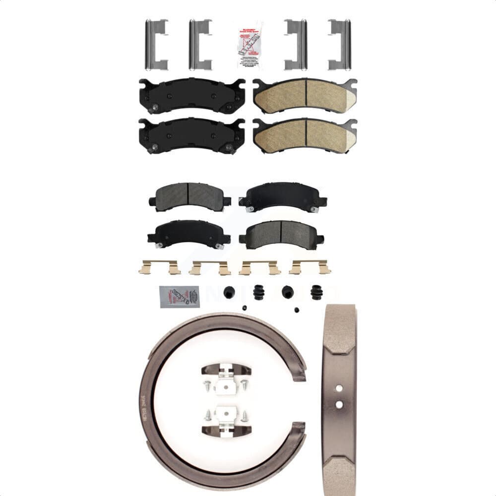 Transit Auto - KNN-100385 - Front and Rear Disc Brake Pad Kits image 1