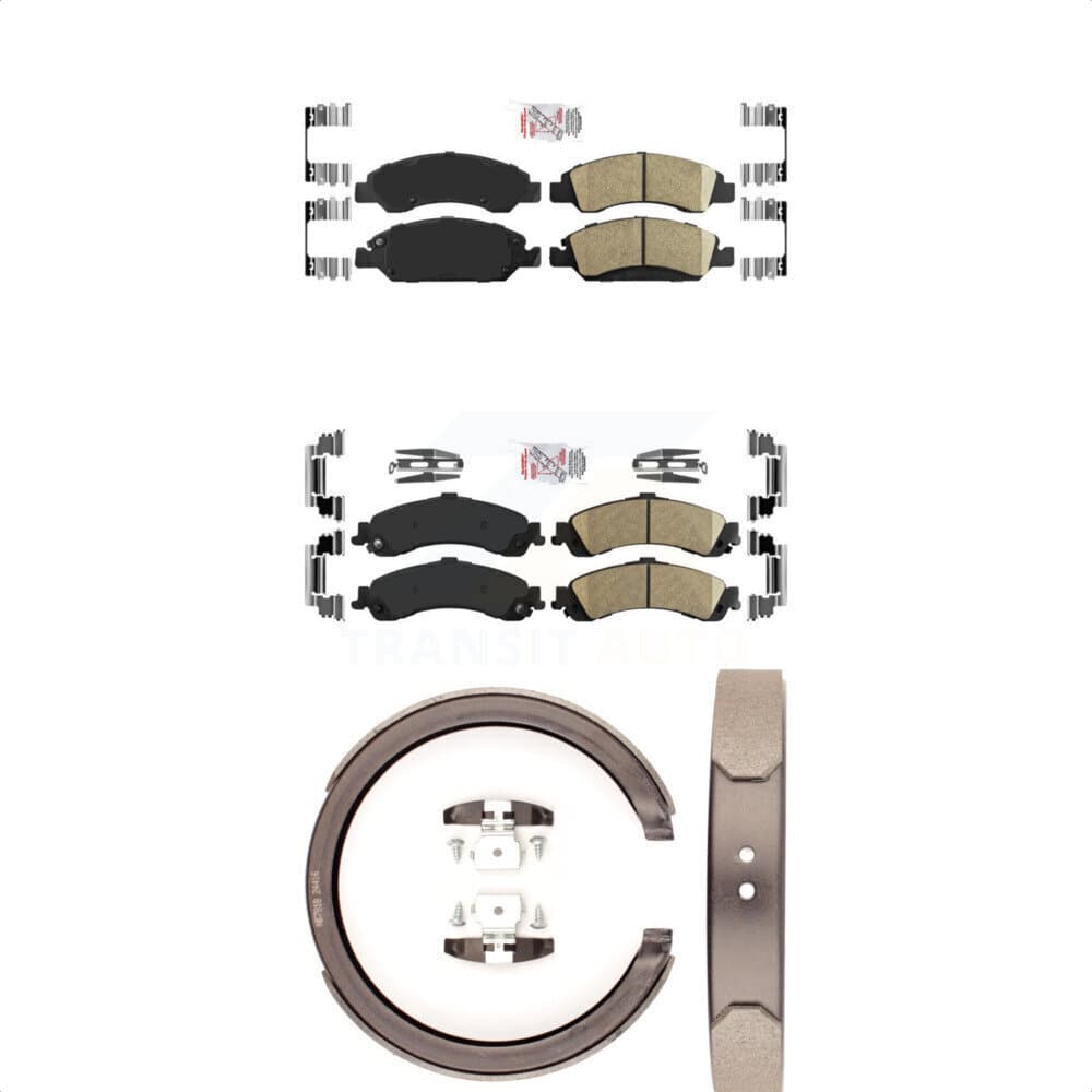Transit Auto - KNN-100392 - Front and Rear Disc Brake Pad Kits image 1