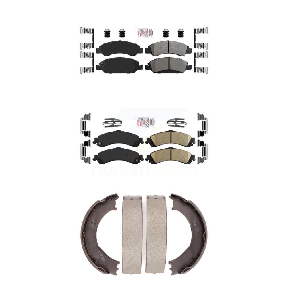 Transit Auto - KNN-100402 - Front and Rear Disc Brake Pad Kits image 1