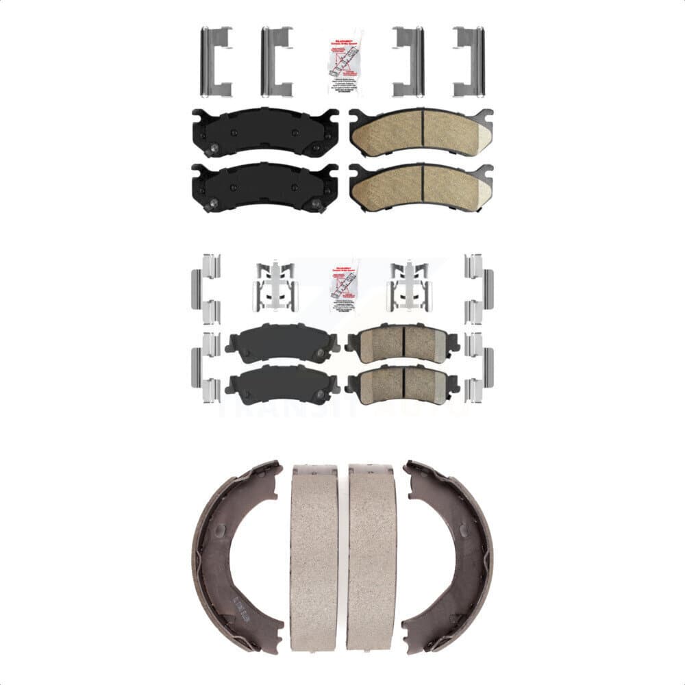 Transit Auto - KNN-100411 - Front and Rear Disc Brake Pad Kits image 1
