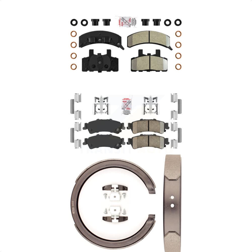 Transit Auto - KNN-100417 - Front and Rear Disc Brake Pad Kits image 1