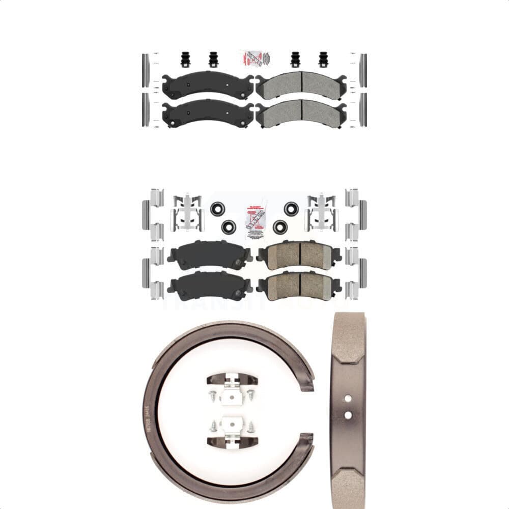 Transit Auto - KNN-100424 - Front and Rear Disc Brake Pad Kits image 1