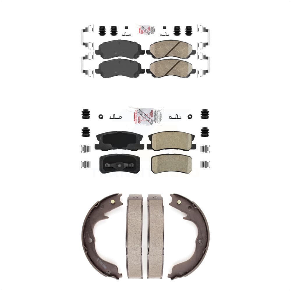Transit Auto - KNN-100454 - Front and Rear Disc Brake Pad Kits image 1