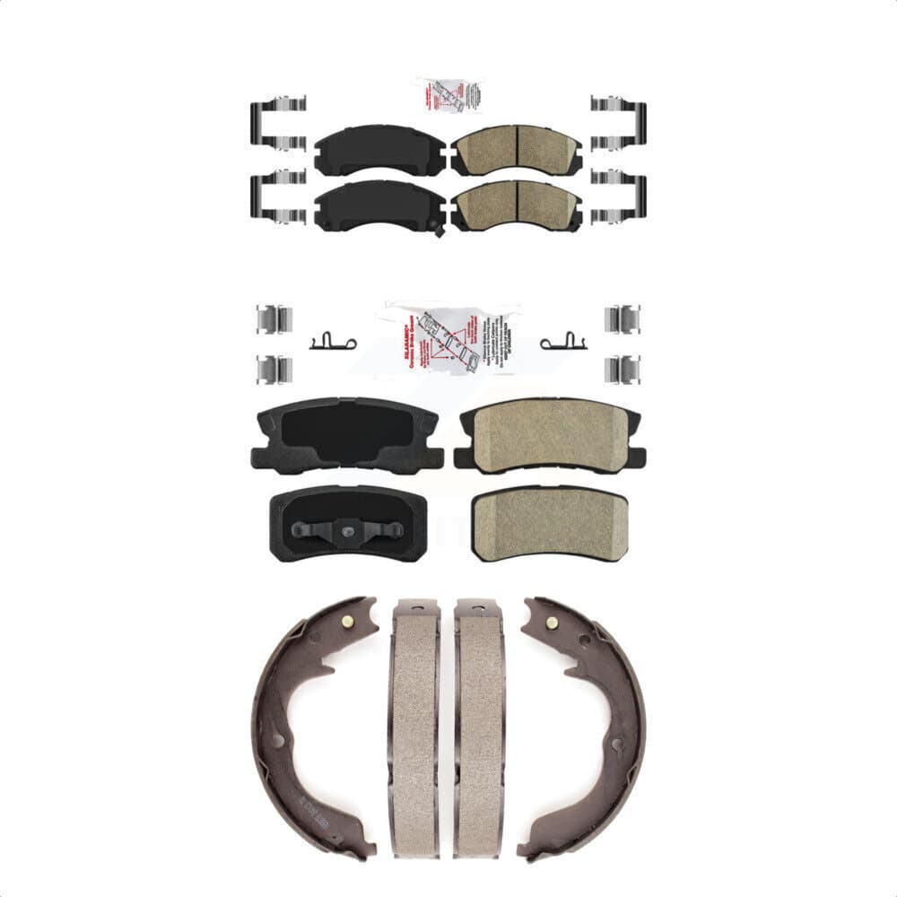 Transit Auto - KNN-100456 - Front and Rear Disc Brake Pad Kits image 1