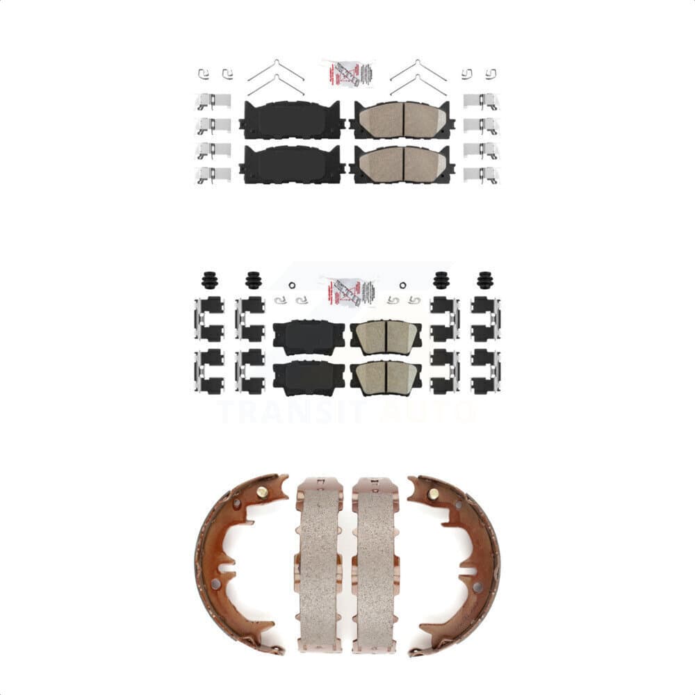 Transit Auto - KNN-100477 - Front and Rear Disc Brake Pad Kits image 1