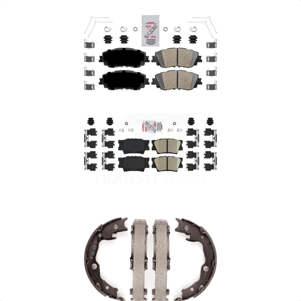 Transit Auto - KNN-100500 - Front and Rear Disc Brake Pad Kits image 1