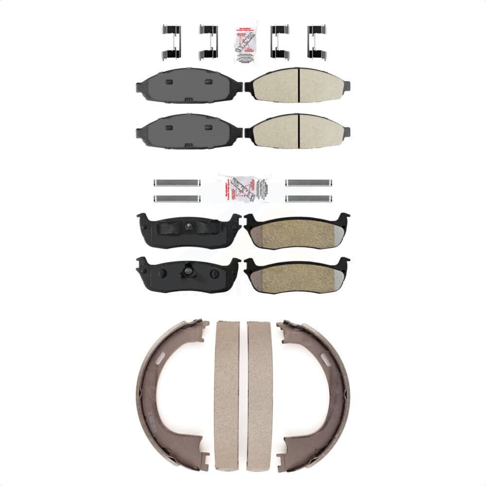 Transit Auto - KNN-100519 - Front and Rear Disc Brake Pad Kits image 1