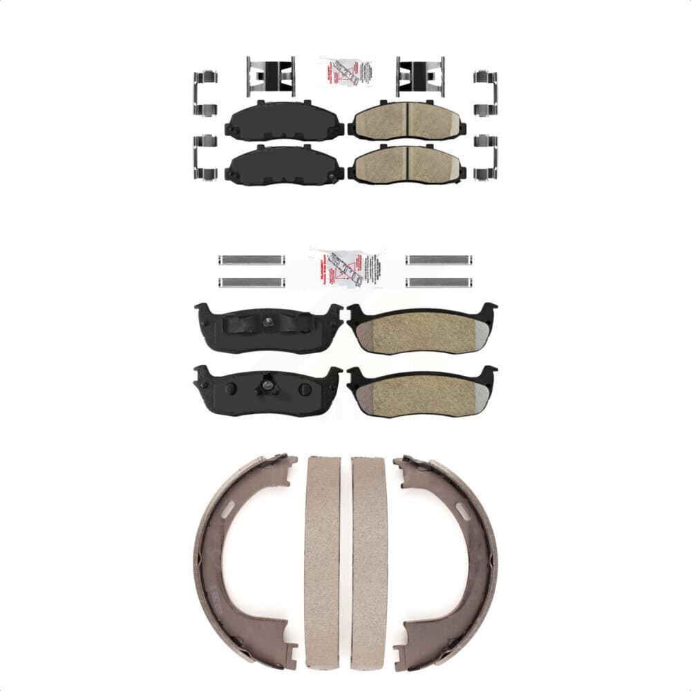 Transit Auto - KNN-100521 - Front and Rear Disc Brake Pad Kits image 1